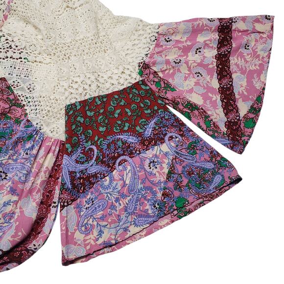 Umgee Crochet Paisley Dress Plus Sz 2XL - Picture 5 of 8